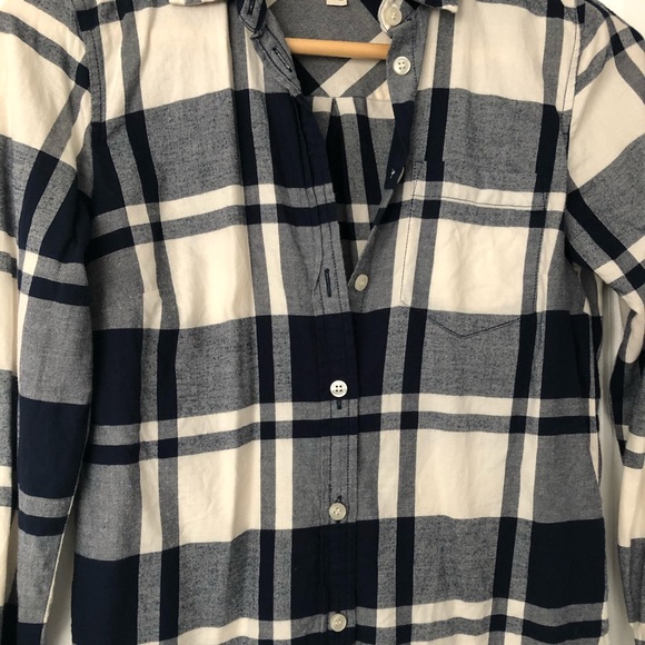 J. Crew Boy Fit Plaid/Flannel Shirt - Picture 3 of 7